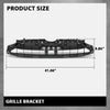 G-PLUS Front Bumper Grille Grill, Compatible with Audi A4 S4 2020-2024, Fit For Models W/S-Line Package, 8W0807233D, AU1207106