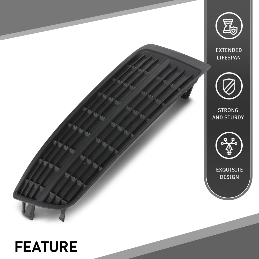 G-PLUS Fog Light Lamp Cover Black Hole Driver and Passenger Side Compatible with Cadillac SRX 2010-2016 GM1038126 GM1039126