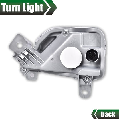 G-PLUS Signal Turn Lights Assembly Replacement for 2019 2020 2021 Nissan Altima Clear Lens LED Lamps Parking Light | Front | 26135-6CA0A,Passenger (Right)