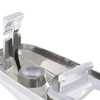 G-PLUS Front Driver Chrome Exterior Door Handle Lock Cylinder Cap Compatible with 2011-2019 Ford Explorer