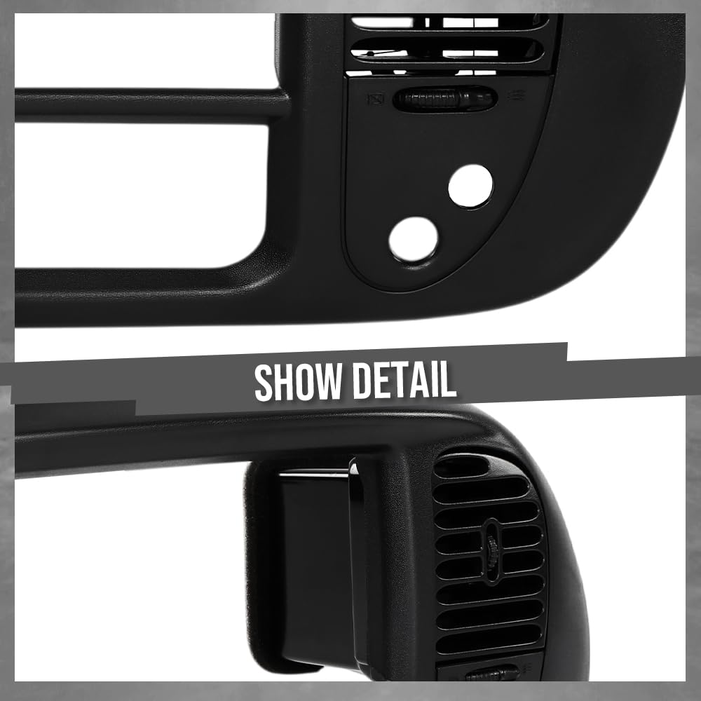 G-PLUS Center Dash Radio Bezel Compatible with Ford F150 Expedition 1997-2003 Black Dashboard Cover