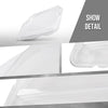 G-PLUS Headlight Lens Cover Compatible with Benz GLK Class X204 2009-2012 Left & Right Front Headlamp Lens Cover Clear