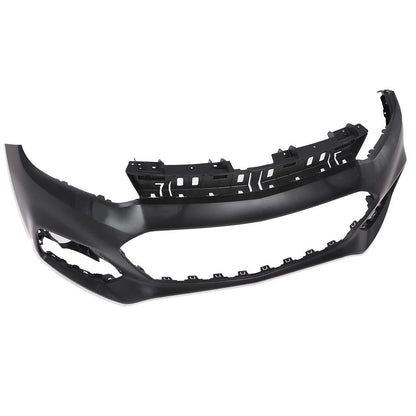 G-PLUS Upper Front Bumper Cover Primered Compatible with Chevy Trax 2017-2020 42537718 GM1014131 Black
