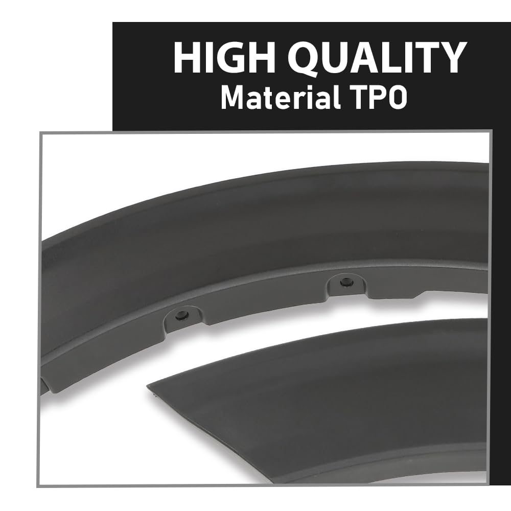 G-PLUS 4PCS Rear Fender Flares Compatible with Ford Explorer 2020 2021 2022 Left & Right Wheel Trim Opening Molding, Factory Style