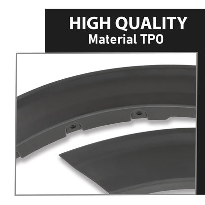 G-PLUS 4PCS Rear Fender Flares Compatible with Ford Explorer 2020 2021 2022 Left & Right Wheel Trim Opening Molding, Factory Style