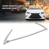 G-PLUS Front Bumper Lower Molding Trim Compatible with LX ES350 ES300h Base Sedan 4-Door 2016-2018 5310206150, 5310233080, 53122-06010 Silver