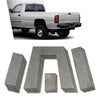 G-PLUS Weld on Lowering Truck Under Bed Frame 10" Tall Step C Notch Kit 3" Wide Silver
