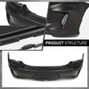 G-PLUS Rear Bumper Cover Fascia Compatible with Dodge Charger 2015-2023,Fit SRT R/T Scat Pack Daytona & Hellcat Models,With Side Vent Style Only,Fit Use Without Park Assist Only 187-01671B