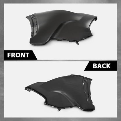 G-PLUS Front RH Bumper Cover Compatible with Toyota Corolla Cross 2022-2024,Fit For L & LE Models Without Park Assist Only TO1017102