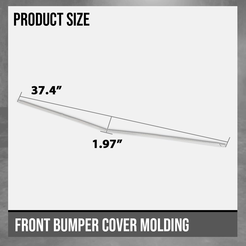 G-PLUS Front Bumper Cover Molding Compatible with Benz E350 E550 Base Convertible 2-Door 2011-2013 Fit Benz E350 E550 Base Coupe 2-Door 2010-2013 2078852321, MB1044106 Silver