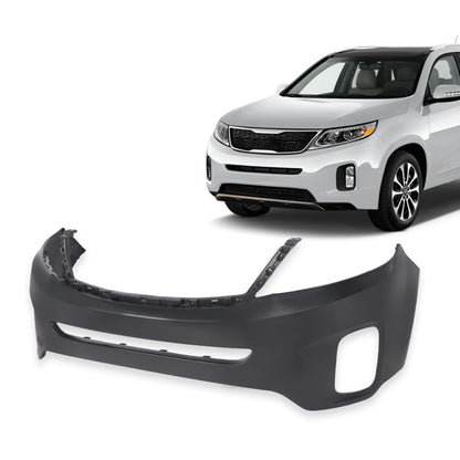 G-PLUS Front Upper Bumper Cover Compatible with Kia Sorento 2014 2015 Black Primered 865111U500 KI1000164 615343702995