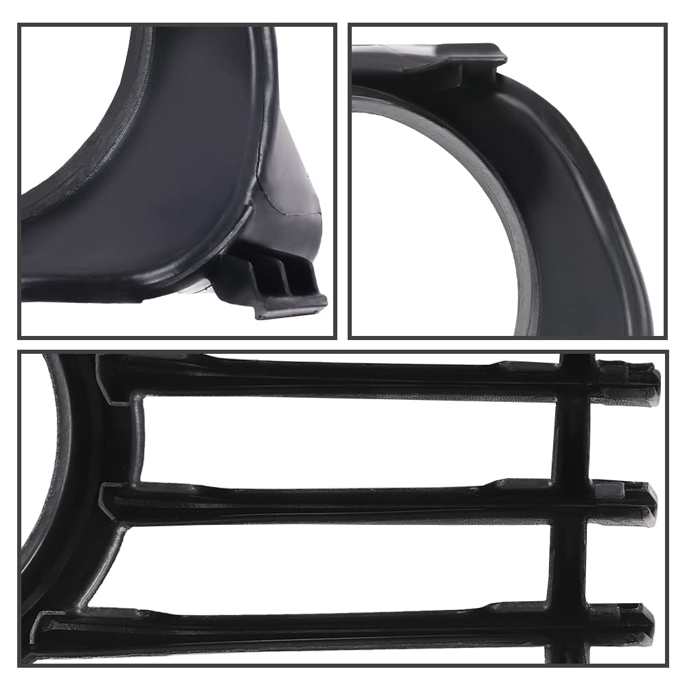 G-PLUS Fog Light Cover Front Bumper Fog Lamp Cover Grille Grill Compatible with Toyota Prius 2004-2009 with Hole 53112-47030 53113-47030