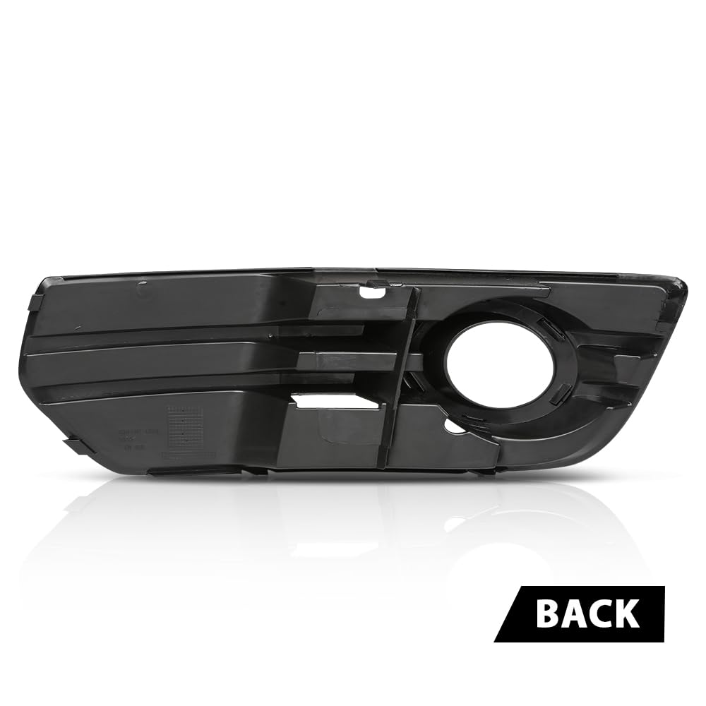 G-PLUS Front Right Fog Light Bezel Trim, Compatible with Audi Q5 Base 2009-2011/ Q5 (submodel: Premium, Premium Plus, Prestige) 2009-2012, Passenger Side, 8R0807682A01C, AU1039108