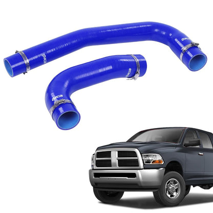 G-PLUS Blue Radiator Silicone Hoses Compatible with Dodge Ram 2500 3500 Cummins 5.9L/6.7L Diesel 2003-2010