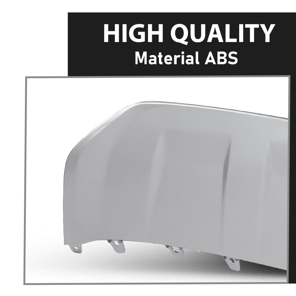 G-PLUS Front Bumper Lower Valance Skid Plate Molding, Compatible with Audi Q7 2016-2019, Not Fit SQ7 or Q7 with S-line Package, 4M0807733DKA8, 4M0-807-733-D-KA8