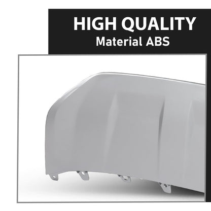 G-PLUS Front Bumper Lower Valance Skid Plate Molding, Compatible with Audi Q7 2016-2019, Not Fit SQ7 or Q7 with S-line Package, 4M0807733DKA8, 4M0-807-733-D-KA8