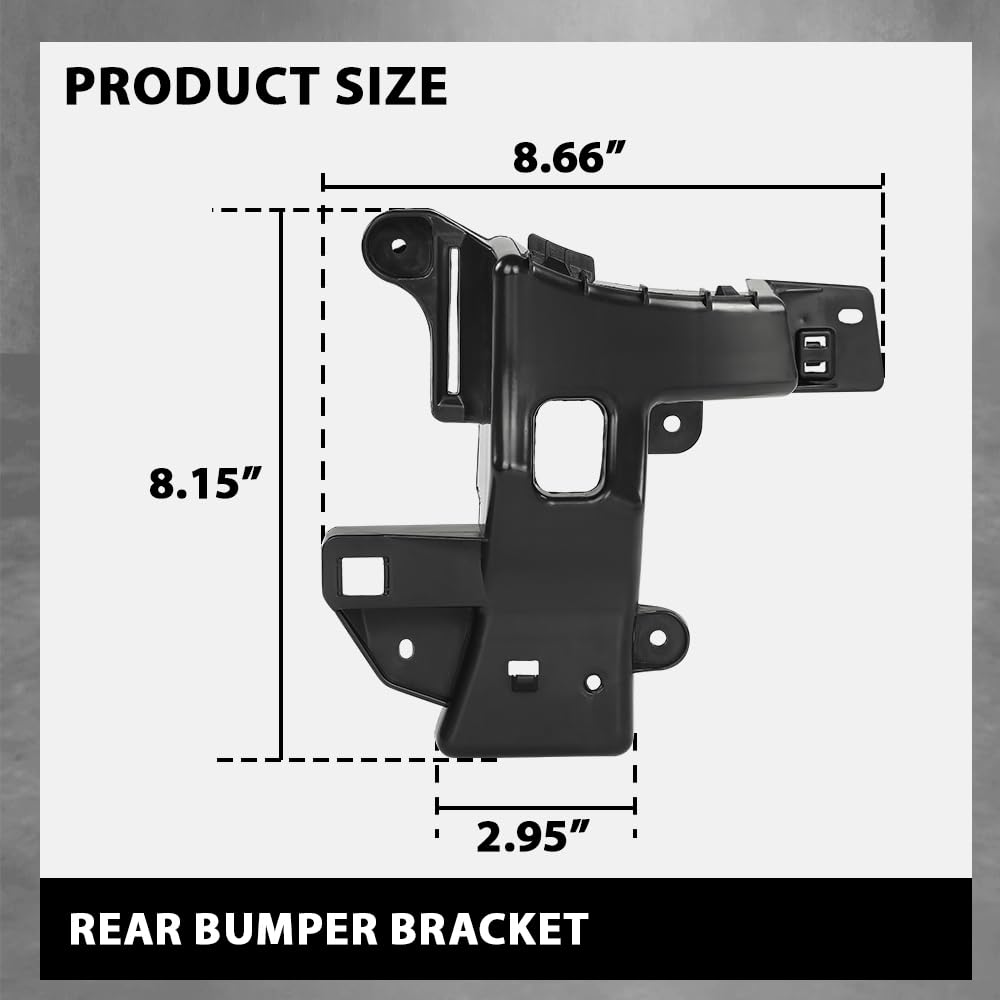 G-PLUS Rear Bumper Bracket Right Compatible with Jeep Compass 2017-2022 68244464AA