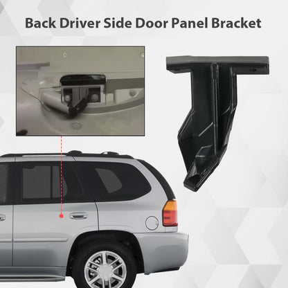 G-PLUS Door Panel Bracket Combo Pack Compatible with GMC Envoy, Envoy XL, Envoy XUV 2002-2009 /Fit Isuzu Ascender 2003-2008 /Fit Saab 9-7x 2005-2009 Front & Rear Driver's Door Panel Bracket