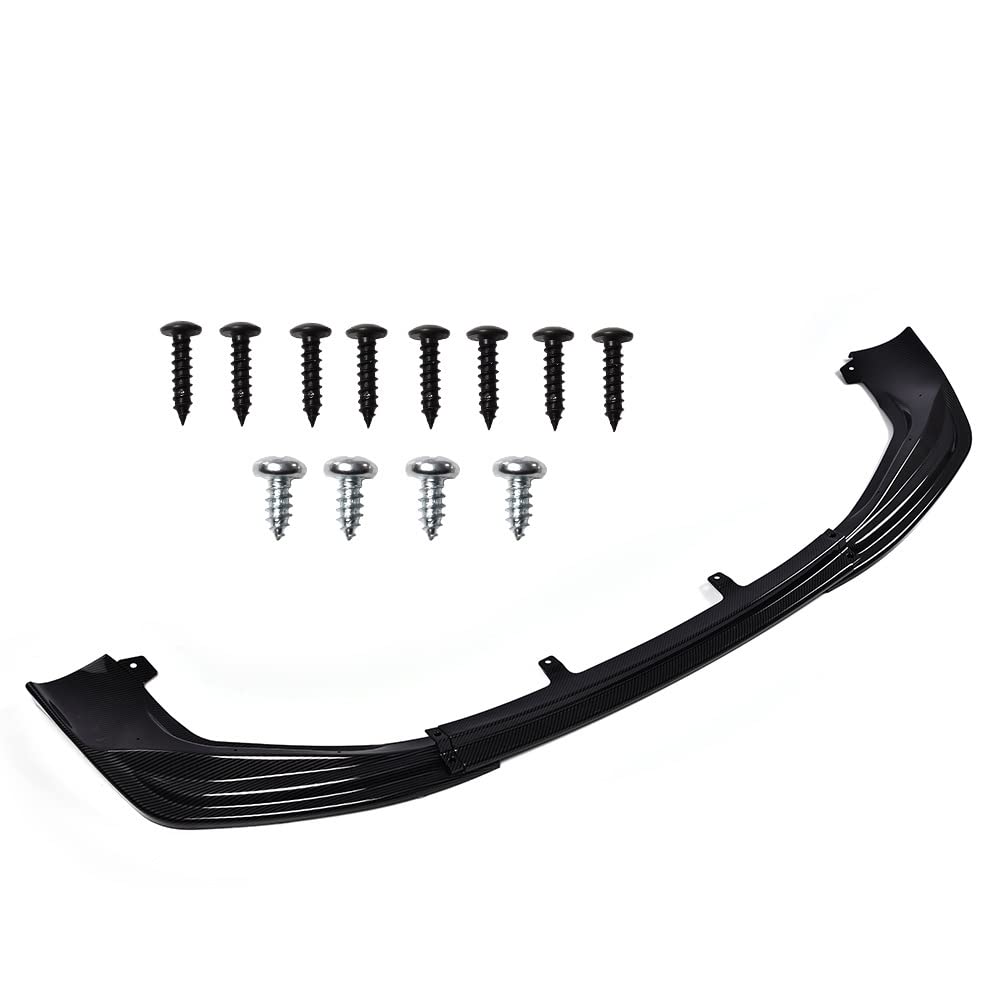 G-PLUS Polyurethane Winglet Aero Front Bumper Lip Splitter Diffuser Compatible with 2014-2016 IS250 IS350 F Sport