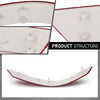 G-PLUS Rear Left Bumper Reflector Light, Compatible with Benz ML-Class ML320 ML350 ML550 ML63 2008-2011, 1648201574, 1648200374