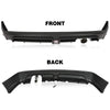 G-PLUS Rear Bumper Spoiler & LED 3rd Brake Light & Muffler Tip Compatible with Honda Civic 4 Door 2006-2011 Mug RR Style Rear Bumper Lip, Black