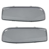 G-PLUS Headlight Bumper Lamps Cover Chrome Smoke Compatible with 1999-2007 GMC Sierra 1500.2001-2007 GMC Sierra 1500/2500 HD/3500 15850352 15850351