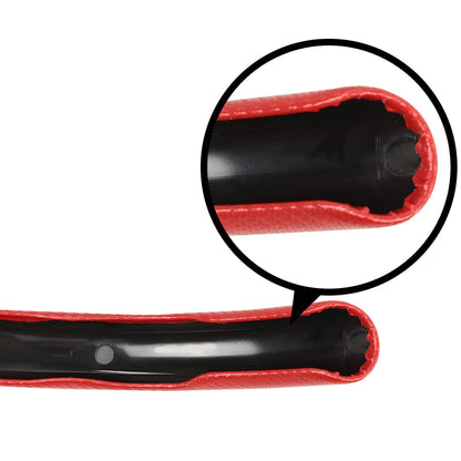 G-PLUS Universal 15" Steering Wheel Cover Compatible with Most Car, trucks, SUV, sedans Car Anti-skid Steering Wheel Cover Steering Wheel Grip Protector 2 PCS (Red)