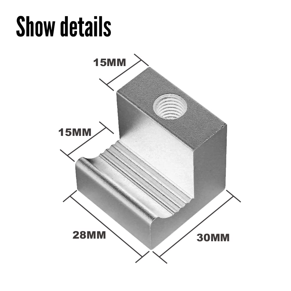 G-PLUS Truck Tool Box Mounting Kit, Rail Mounting Clamp Kit,J Hook Crossover Pickup Mounting Clamp Tiedown Universal Fit,Easy Mount-Silver (4Pcs)