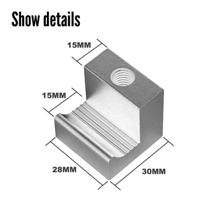 G-PLUS Truck Tool Box Mounting Kit, Rail Mounting Clamp Kit,J Hook Crossover Pickup Mounting Clamp Tiedown Universal Fit,Easy Mount-Silver (4Pcs)