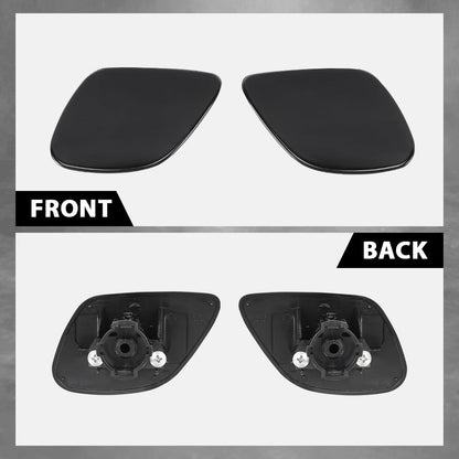 G-PLUS Headlamp Washer Nozzle Cover Headlight Cleaning Cap 2 Pcs Compatible with Lexus RX330 2004-2006,Fit Lexus RX350 2007-2009 85382-48010