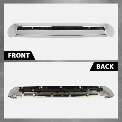 G-PLUS Hood Bulge Molding Compatible with Toyota Tundra 2014-2021 Front Upper Grille Hood Scoop Chrome TO1231102 76180-0C030