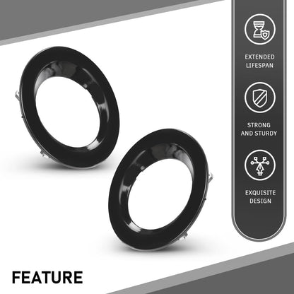 G-PLUS Fog Light Bezel Cover Ring Pair Left & Right Compatible with Land Rover Range Rover 2002-2009