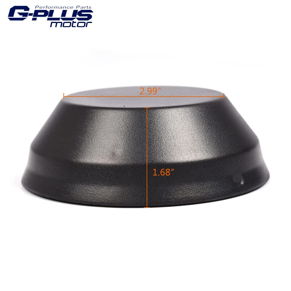 G-PLUS Magnetic Police Antenna Plastic Hole Plug Compatible with Chevy Impala/Tahoe/Crown Victoria P71,Black