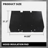 G-PLUS Hood Insulation Heat Blanket Pad 1/2" with Clips Compatible with 1987-1995 Range Rover Classic