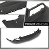 G-PLUS Rear Lower Bumper Cover Fascia Compatible with Jeep Cherokee 2019-2023, Fit Models with Advanced Park Assist System, 68407957AA, CH1100A49, Black