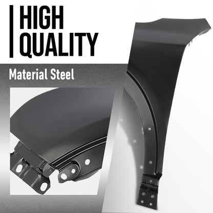 G-PLUS Front Left Fender Compatible with Cadillac XT4 (submodel: Luxury, Premium Luxury, Sport) 2019-2023 Left Driver Side Fender 84216122, GM1240412 Black