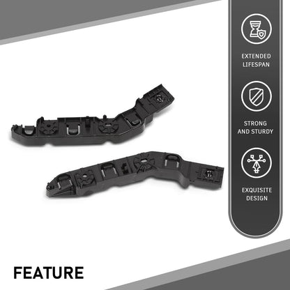 G-PLUS Pair Front Bumper Bracket Support Retainer Holder, Compatible with Jeep Grand Cherokee 2021-2023, LH Driver & RH Passenger Side 2PCS, 68408115AB, 68408114AB