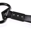 G-PLUS JDM Tsurikawa Ring Heart Subway Train Bus Car Handle Hand Straps Drift Charm,Rear Bumper Warning Ring (Black)