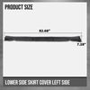 G-PLUS Skirt Lower Rocker Cover Molding Driver Left Side LH Compatible with Tesla Model 3 2017-2022 1089828 00 D, 108982800D Black