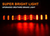 G-PLUS LED Third Brake Light Compatible With 1999-2006 Chevy Silverado/GMC Sierra 1500 2500 3500,3RD Cargo LED Tail Stop Lamps Red lens Black Housing