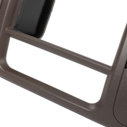 G-PLUS 1Set Center Dash Radio Surround Bezel Trim Panel Compatible with 2000-2003 Ford F150/2000-2002 Ford Expedition Brown Dashboard Cover
