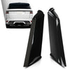 G-PLUS Rear Outside D Pillar Finish Molding Trim Compatible with Range Rover L405 2013-2021 2pcs Glossy Black
