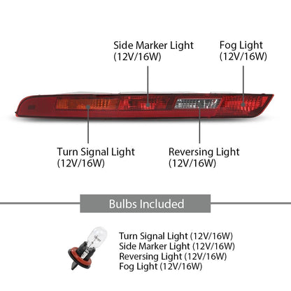 G-PLUS Tail Light Left Rear Brake Lamps, Compatible with Audi Q3 2016-2018, Driver Side, 8UD945096B, 8UD945095B, 8UD 945 096 B, 8UD 945 095 B