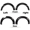 G-PLUS 6PCS Fender Flares Compatible with Ford Ranger T6 XL XLT 2011-2018 (2015-UP Model Must Remove The Factory Mudflaps) Wheel Opening Molding Arch Trim, Smooth Riveted Style