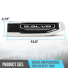 G-PLUS Front Driver Passenger Side Fender Vent Ornament Compatible with GMC Sierra 1500 2019 2020 2021 2022 2023 2024 with 5.3L V8 84431313, 84431313, 84431312, 84431312 Black