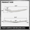 G-PLUS Front Bumper Trim Molding Fit Benz E-CLASS W212 2014-2016, Fit Benz E200 E250 E300 E300 E350 E350 E400 E400 E500 E550 500 4Matic, AMG STYLE 2014-2016