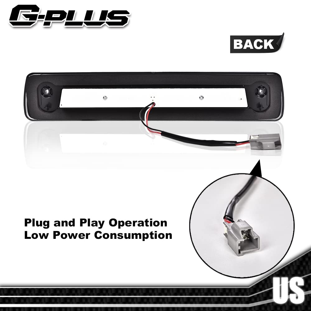 G-PLUS Rear High Mount 3RD Third I Brake Light Stop Tail light Lamp Compatible with 2015-2018 Colorado/Canyon GM25971002 52019397 Rear Cab Roof Tail Center Lamp