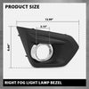 G-PLUS Right Fog Light Lamp Bezel w/Chrome Compatible with Subaru Impreza 2012-2014 57731FJ020