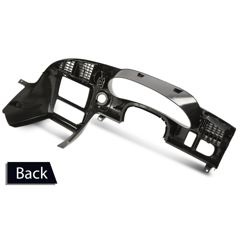 G-PLUS Dash Bezel Radio Surround Cluster Trim Compatible with Chevy Monte Carlo 2000-2005 Black