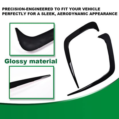 G-PLUS Rear Bumper Spoiler Air Vent Trim Cover Replacement for 2019-2021Bmw 3 Series G20 (Glossy Black)